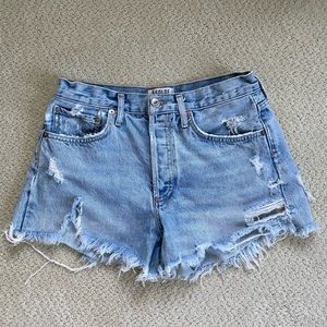 Agolde Parker Vintage Loose Fit Cutoff Shorts